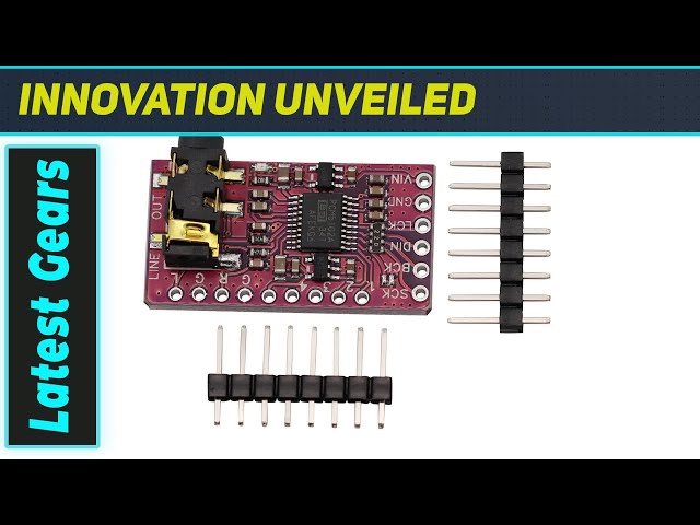 Vídeo relacionado con Youmile PCM5102 Módulo decodificador DAC Interfaz I2S GY-PCM5102 Placa reproductor formato PHAT Convertidor de digital a analógico Módulo de voz para Arduino con cable de audio de 3,5 mm, cable Jumper