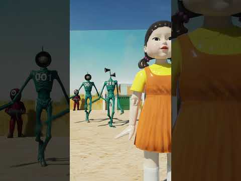 Siren Head Playing Squid GAME
