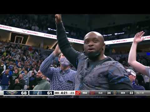 Ant Edwards And Brandon Ingram Throw Down Crazy Poster Dunks In The Target Center (10/25/21) | NBA