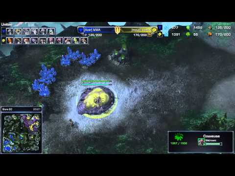 (HD872) MMA vs Vortix - TvZ - Heart of the Swarm [FR]