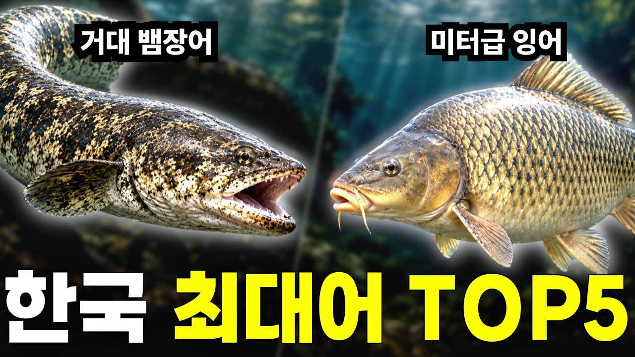 우리나라에서 발견된 가장 큰 민물고기는 과연 누굴까? ㅣ신기한 물속이야기 EP.10