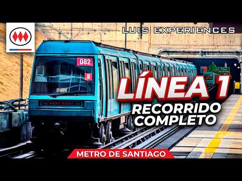 LINEA 1 METRO DE SANTIAGO TRAYECTO COMPLETO LOS DOMINICOS-SAN PABLO