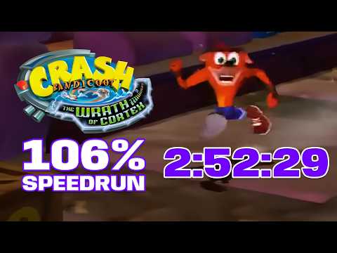 Crash Bandicoot: The Wrath of Cortex - 106% Speedrun - 2:52:29