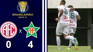 BRASILEIRO SÉRIE D 2026 - 2ª RODADA - AMERICA FC 0X4 AA PORTUGUESA