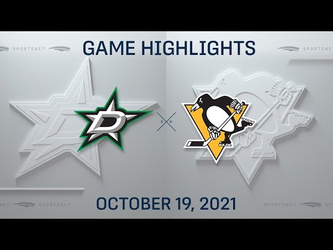 NHL Highlights | Stars vs. Penguins - Oct 19, 2021