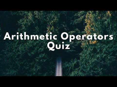 Python Arithmetic Operators Quiz Udacity