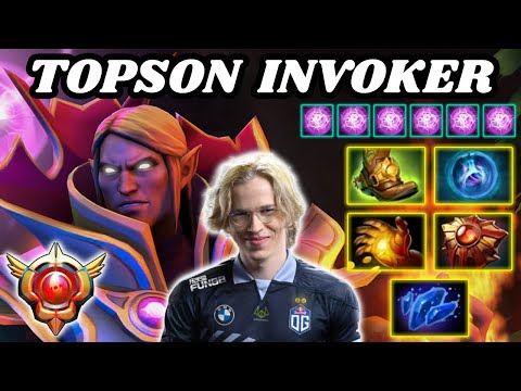 🔥 TOPSON Invoker WEX Highlights 🔥 Grandmaster Tier TOPSON INVOKER - Dota 2