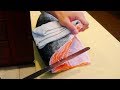 How to Fillet Salmon for Sushi with Special Knife | (三文鱼寿司) | (サーモン寿司)