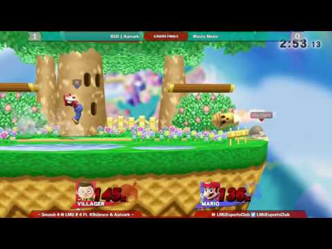 Smash 4 @ LMU #4 Losers Finals - BSD | Aarvark V. MastaMario