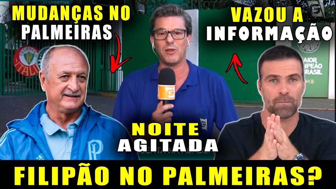 NOITE AVASSALADORA NO PALMEIRAS! INFORMAÇÃO EXCLUSIVA FELIPÃO NO PALMEIRAS! DUDU NO CRUZEIRO