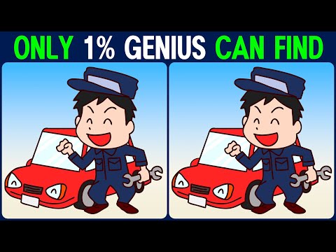 【Find the Difference】 Genius can find all differences!