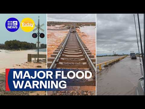 Half of Australia on flood watch | 9 News Australia