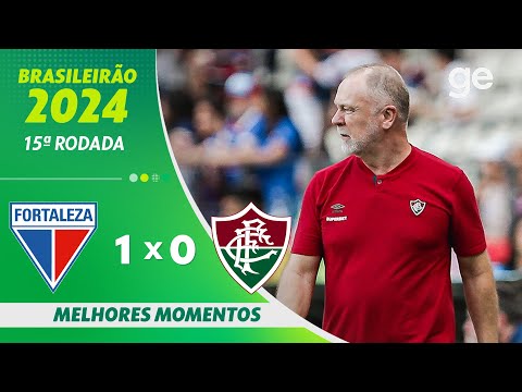 Gols e lances de Fortaleza x Fluminense