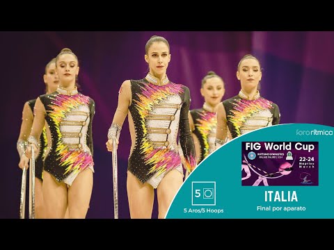 ITALIA 5 aros / 5 hoops FINAL World Cup Palaio Faliro 2024