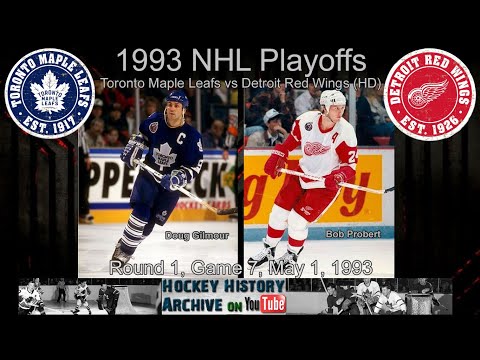 1993 Toronto Maples Leafs Vs Detroit Red Wings R1 Game 7.