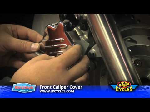 Install Front Caliper Cover on a  VTX1300 or Shadow 750 by Kuryakyn • J&P Cycles