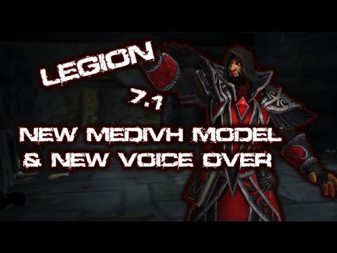 WORLD OF WARCRAFT 7.1 NEW MEDIVH MODEL & VOICE OVER