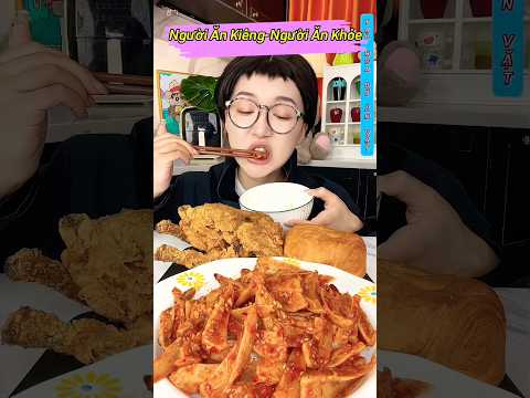 The Difference Between Dieters and Healthy Eaters! #mukbang #food #anuong #anvat #shorts