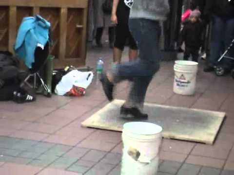 Tap Dance at 34th St. subway station, New York City