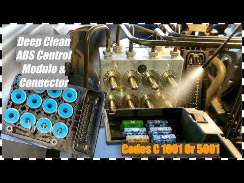 How To Deep Clean A Hydraulic ABS Control Module Traction Control Not Working