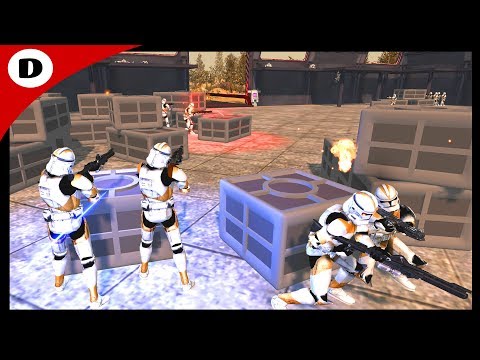 CLONE RYLOTH OUTPOST ~ Droid Invasion Force - Men of War Star Wars Mod
