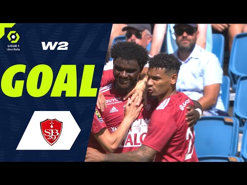 Goal Lilian BRASSIER (56' - SB29) HAVRE AC - STADE BRESTOIS 29 (1-2) 23/24