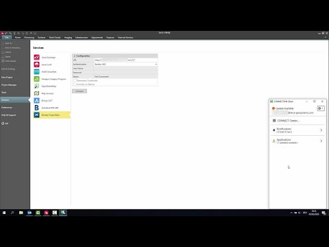 Leica Infinity – Services - How to use Bentley ProjectWise