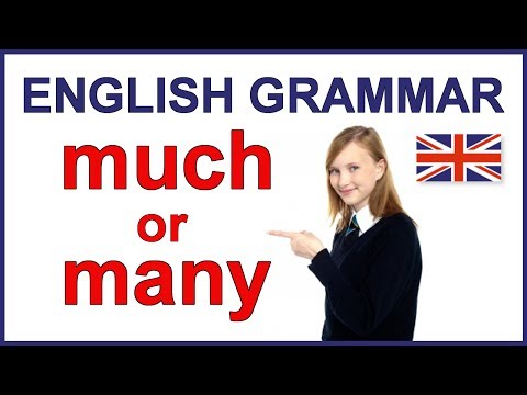 When to use "much" and "many" | English grammar lesson