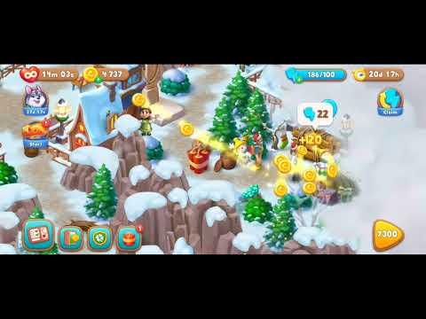 Garden scapes Christmas wonderland let's explore part I ☃️❄️🎁🎄 #subscribe #gardenscapes #chirstmas