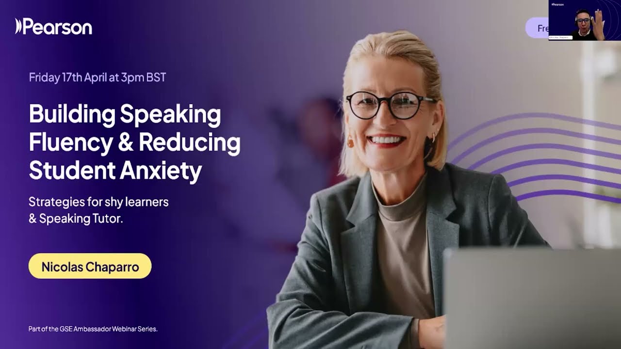 Building Speaking Fluency and Reducing Student Anxiety