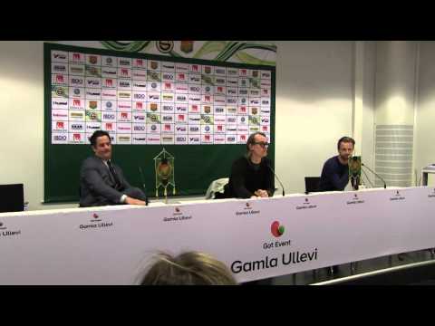 Presskonferens efter GAIS - IK Frej