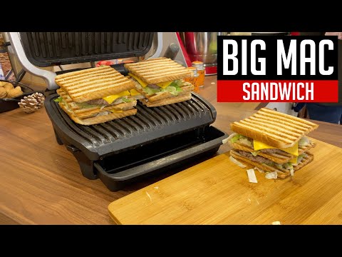 BIG MAC Sandwich im OPTIGRILL