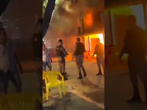 Incêndio em bar e lanchonete em Pocrane #minasgerais  #youtubeshorts #shortvideo #noticiasbrasil