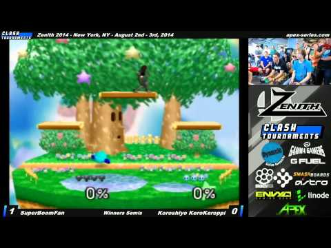 Zenith 2014 - SuperBoomFan vs Koroshiyo KeroKeroppi - Winners Semis - Smash 64