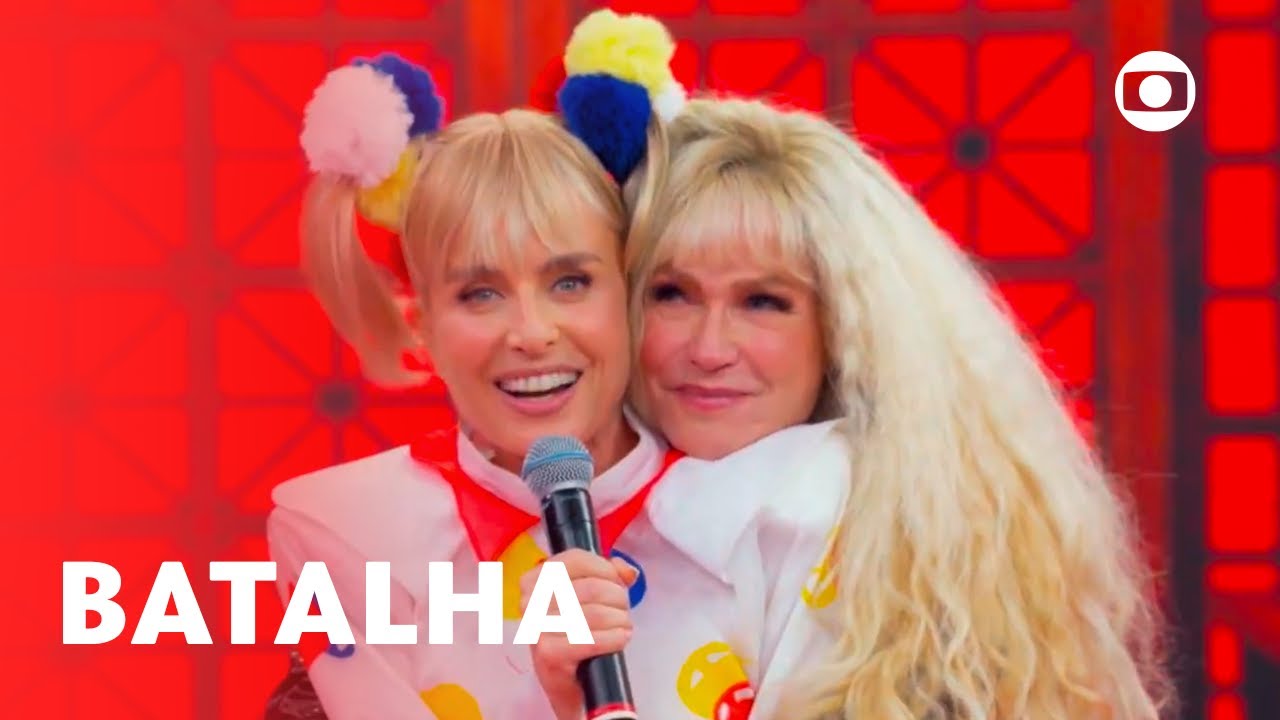 Xuxa e Angélica trocam de papel na Batalha do Lip Sync no Domingão! ✨ | Domingão Com Huck | TV Globo