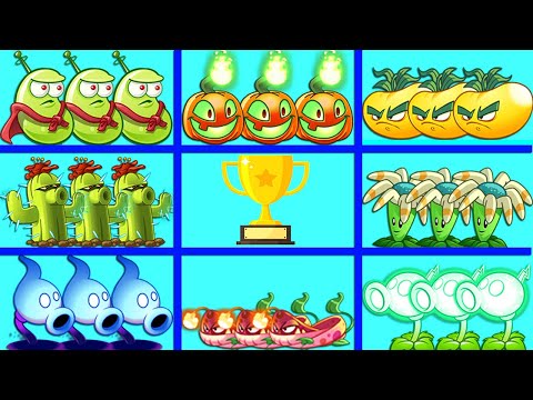 PvZ 2 Tournament 8 Best Multi-Hit Team Plants - Who Will Win?