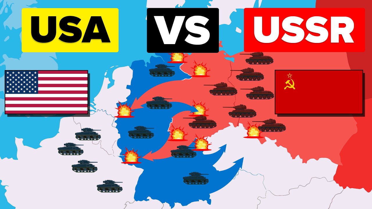 If the Soviets and USA Went to War After WW2 (Who Would Have Won)