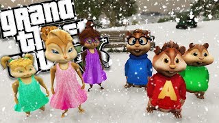 ALVIN AND THE CHIPMUNKS MOD w/ THE CHIPETTES (GTA 5 PC Mods Gameplay)