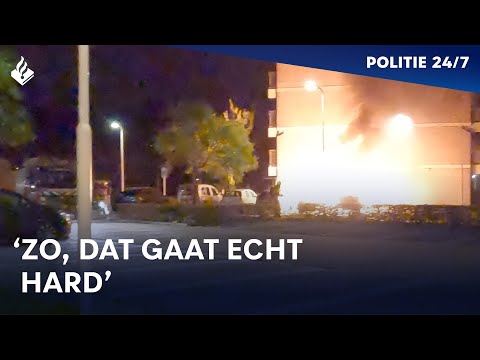 Autobrand vernielt meerdere voertuigen | POLITIE 24/7