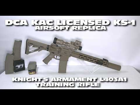 DCA KAC LICENSED KS-1 L403A1 MWS Airsoft Gas Blowback / Training Rifle / Airsoft Unboxing