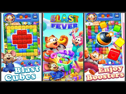 Blast Fever - Tap to Crush & Blast Cubes （Gameplay Android）