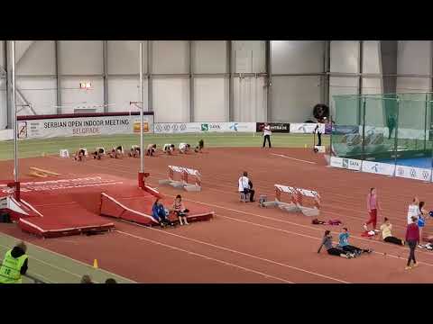 FINALE NA 60 MET. NA PRV. SRBIJE U DVORANI ZA MLAĐE PIONIRKE-