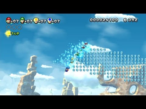 New Super Mario Bros. U -- No Coin Left Behind in Walking Piranha Plants!