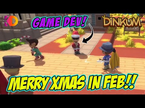 Dinkum Dev spreads holiday cheer dressed as Santa! | Aussie Christamas in Feb