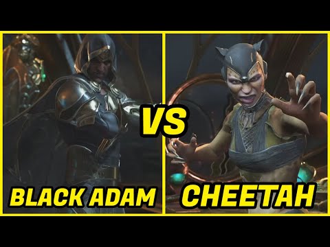 INJUSTICE 2 - BLACK ADAM VS CHEETAH 2!