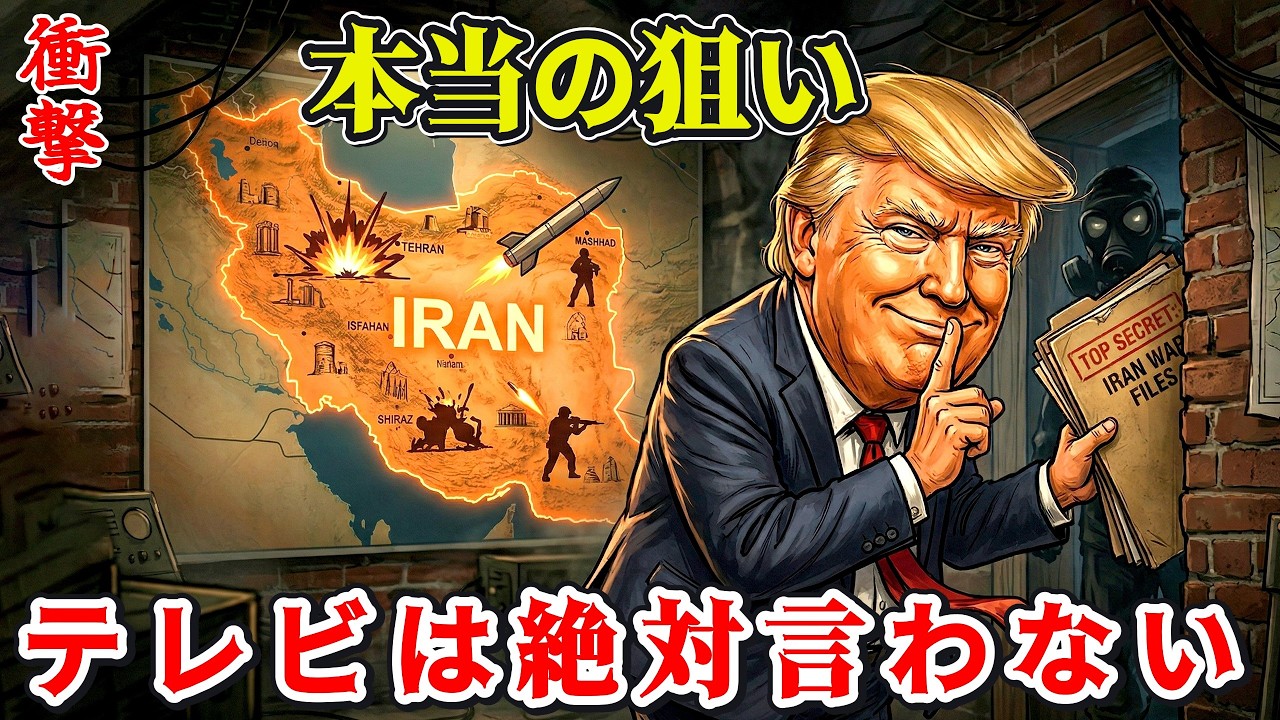 【必見】トランプが隠し通す「イラン戦争の裏側」…背筋が凍る衝撃の秘密