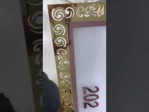 Wall mounted pvc,glass 18 digital pvc vanity set