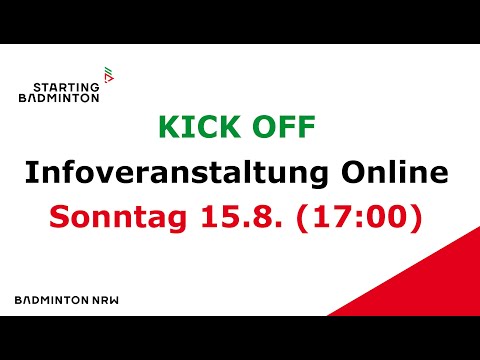 Trailer Starting Badminton