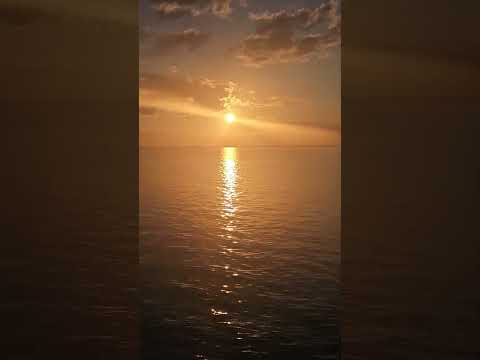 sunset in Miramar de Ansenuza,Cordoba Argentina on October 14,2026
