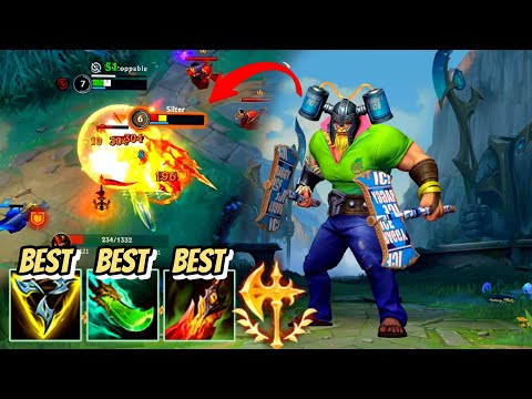 OLAF WILD RIFT TOP | WITH SHOJIN + DEATH'S DANCE | BUILD AND RUNES 